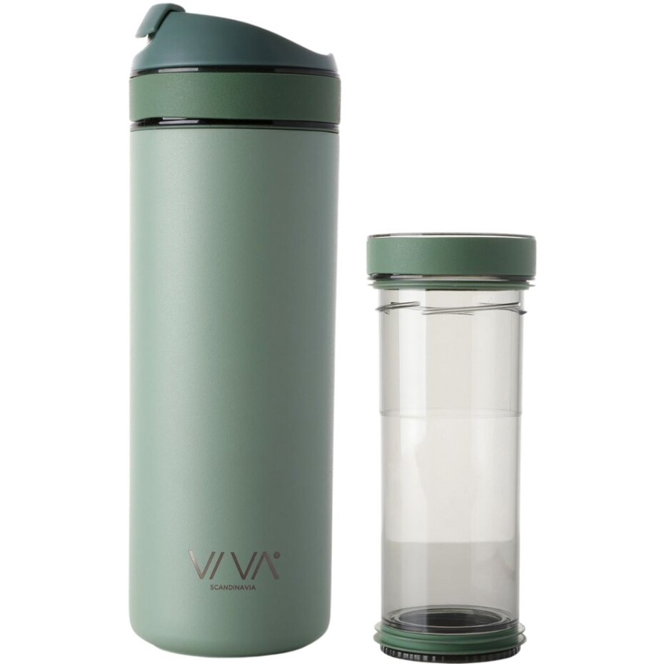 Termohrnek s infuzérem RECHARGE ANYTIME 460 ml, mátově zelená, Viva Scandinavia - main (0)