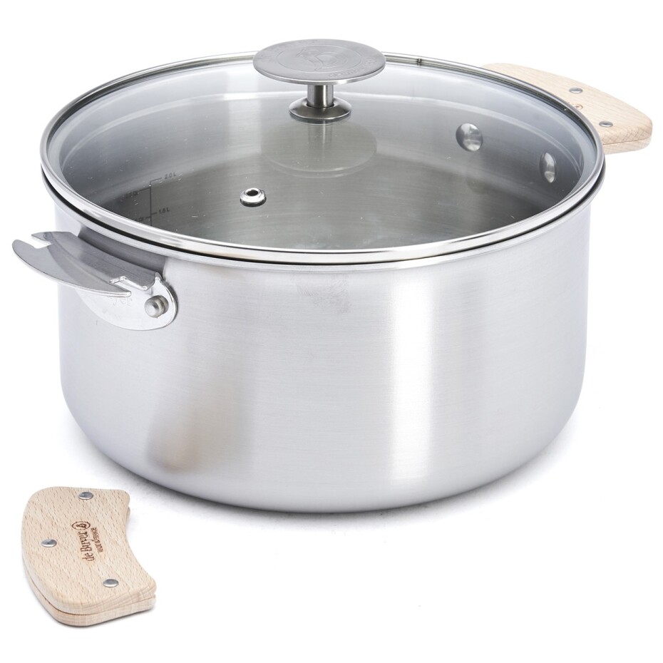 Hrnec ALCHIMY LOQY 20 cm, stříbrná, nerezová ocel, de Buyer - main (24)