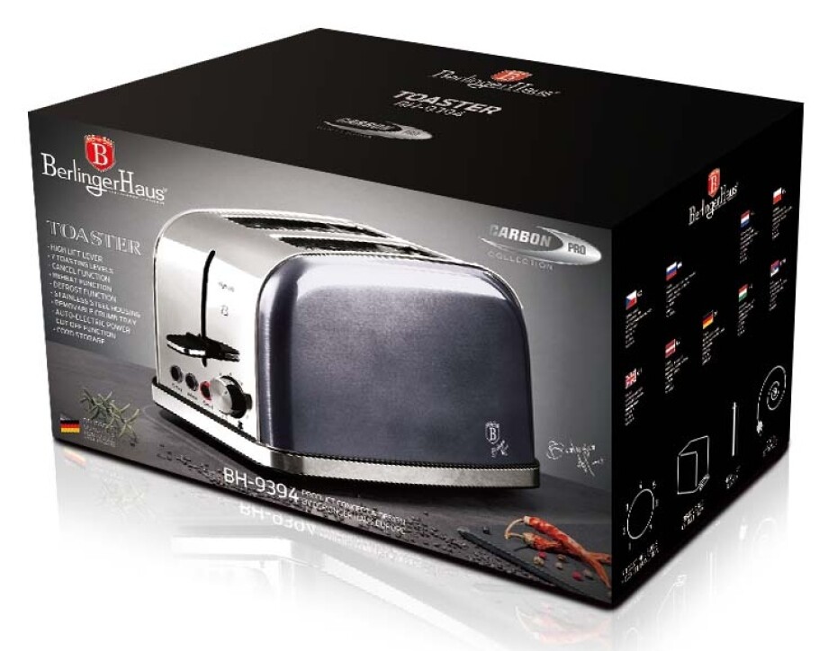 BERLINGERHAUS Topinkovač nerez Carbon PRO Line BH-9394 - main (5)