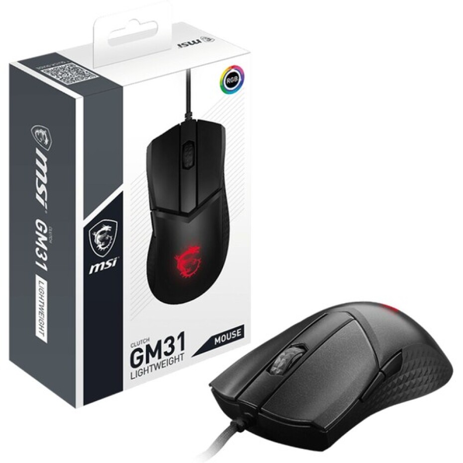 MSI CLUTCH GM31 Lightweight herní myš - main (4)