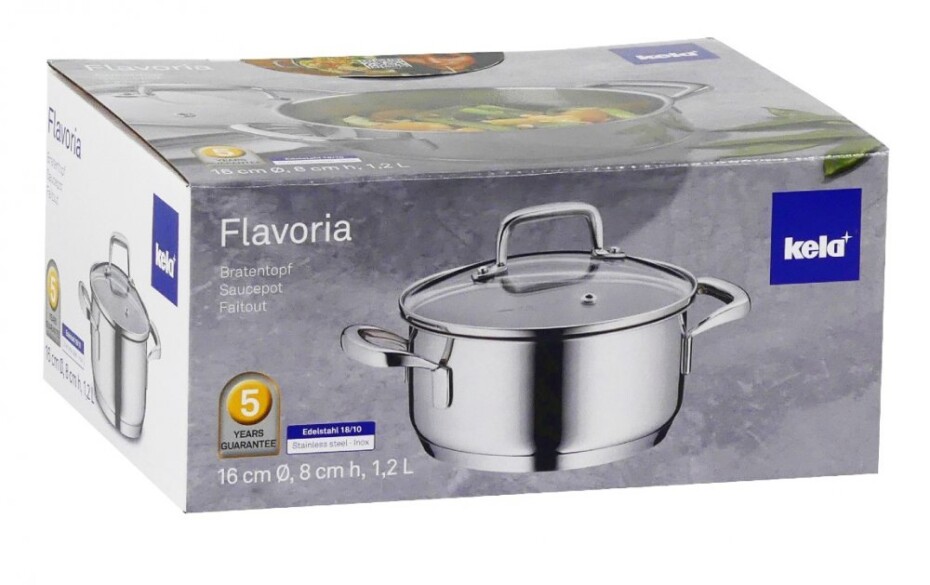 KELA Kastrol s poklicí nerez 18/10 FLAVORIA 16 cm KL-10171 - main (4)