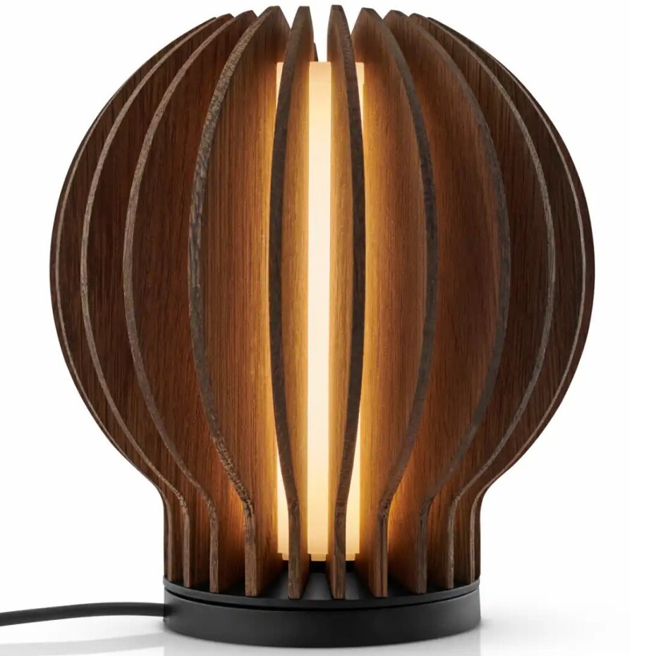 Stolní lampa RADIANT 15 cm, LED, tmavě hnědá, dřevo, Eva Solo - main (0)