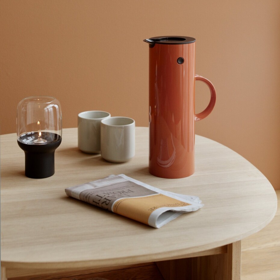 Olejová lampa HOOP 17 cm, černá, nerezová ocel, Stelton - main (1)