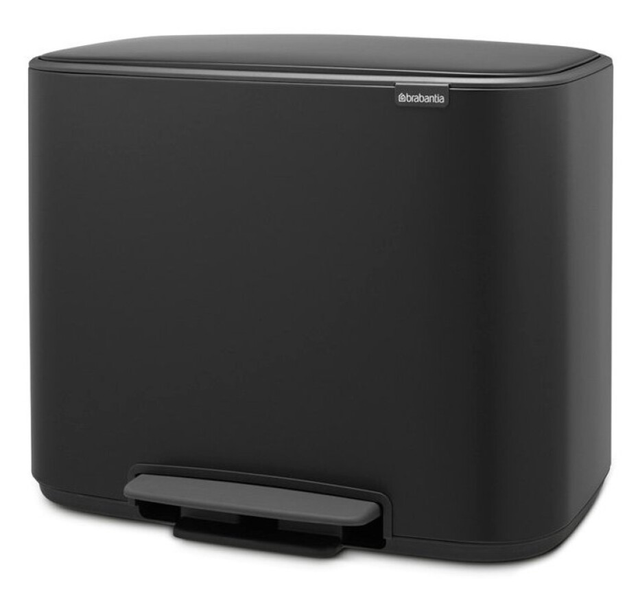 Pedálový odpadkový koš BO 36 l, matná černá, Brabantia - main (6)