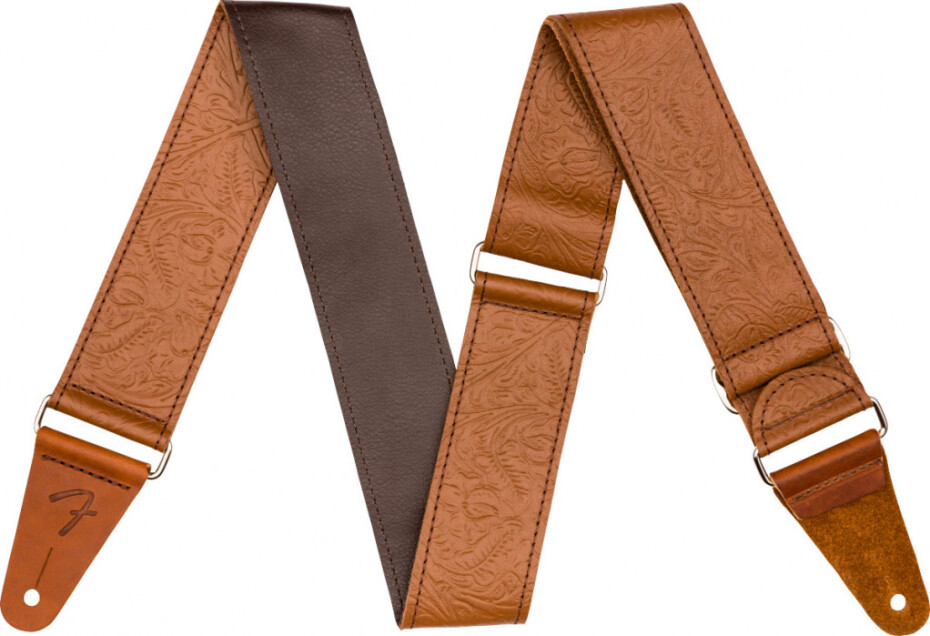 Fender Tooled Leather Guitar Strap Brown - main (0)