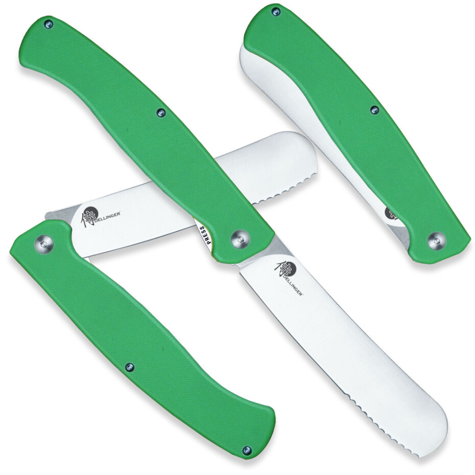 Kapesní nůž EASY 11 cm, zelená, Dellinger - main (1)