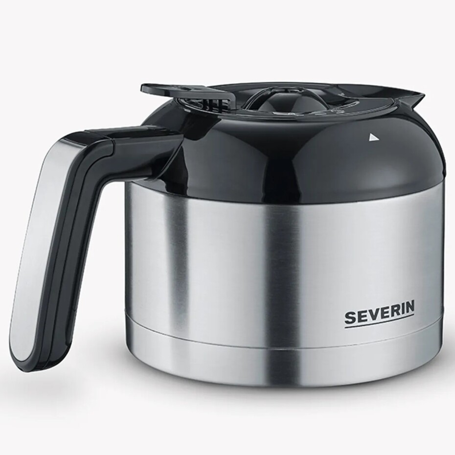 Kávovar na překapávanou kávu KA 4814 1 l, s mlýnkem a termokonvicí, černá, Severin - main (6)