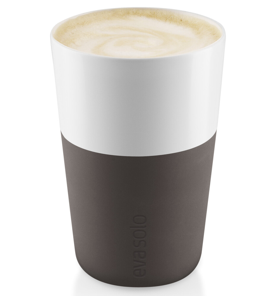 EVA SOLO Termošálky na latte 360 ml 2 kusy čokoládové - main (1)