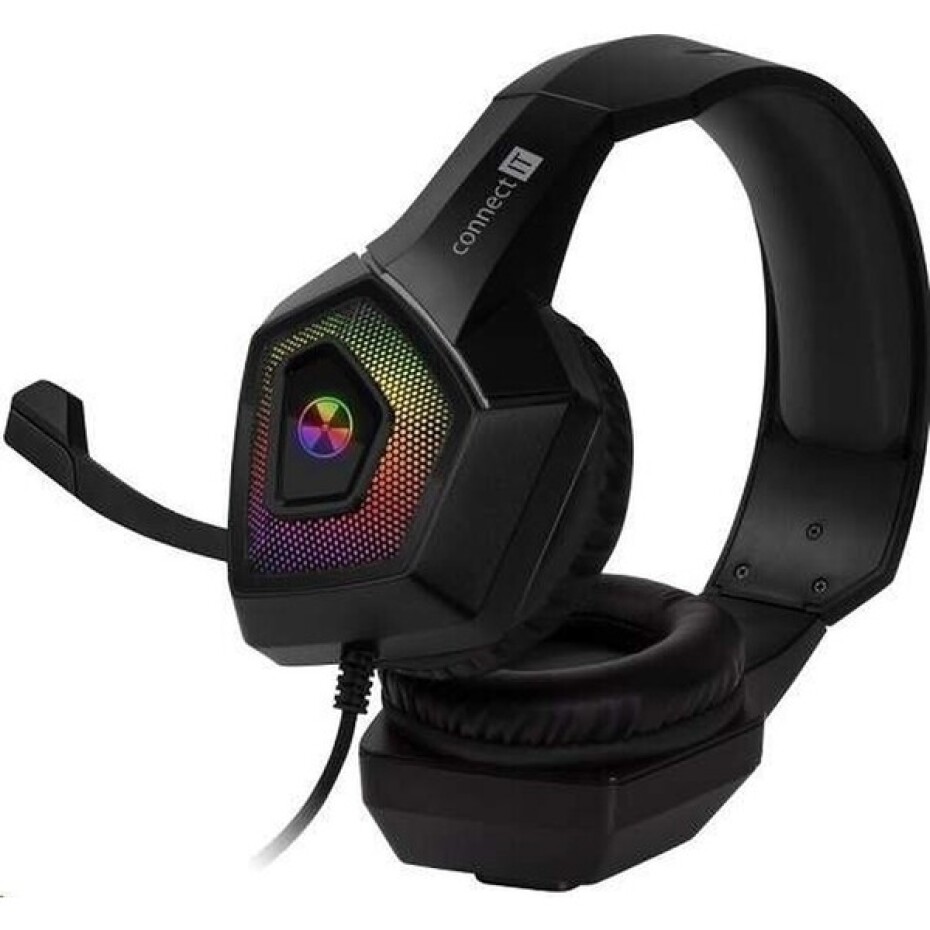 CONNECT IT BATTLE RGB Ed. 3 herní sluchátka černá - main (2)