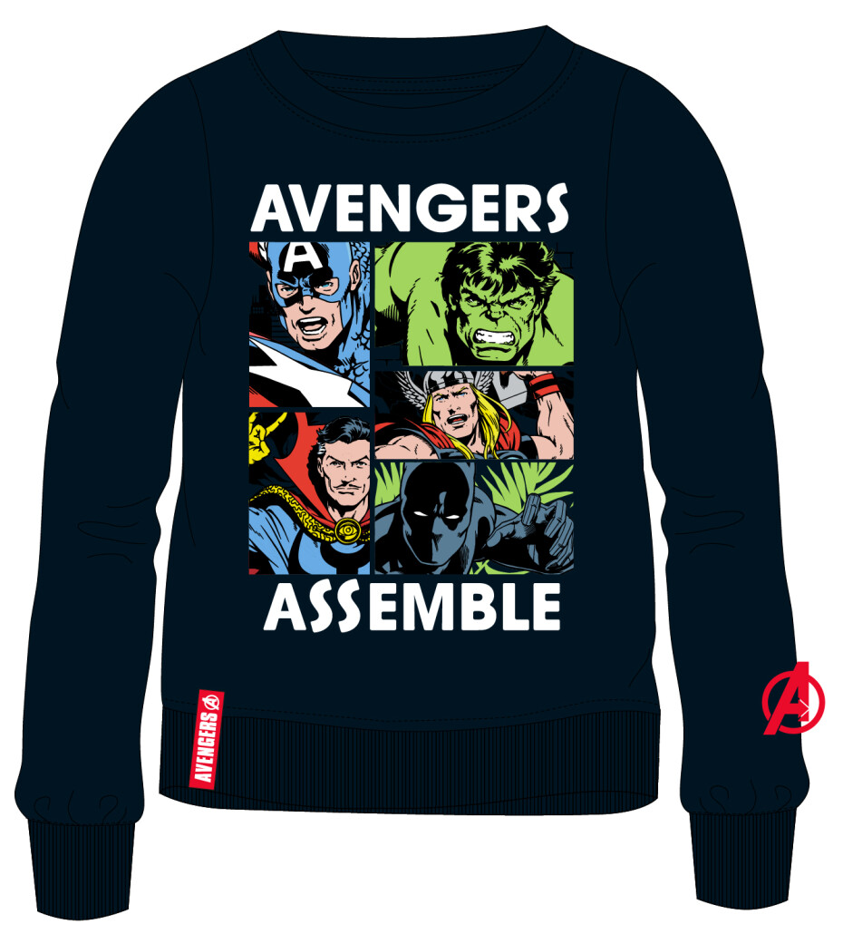 Avangers - licence Chlapecká mikina - Avengers 5218528, černá Barva: Černá, Velikost: 104 - main (0)