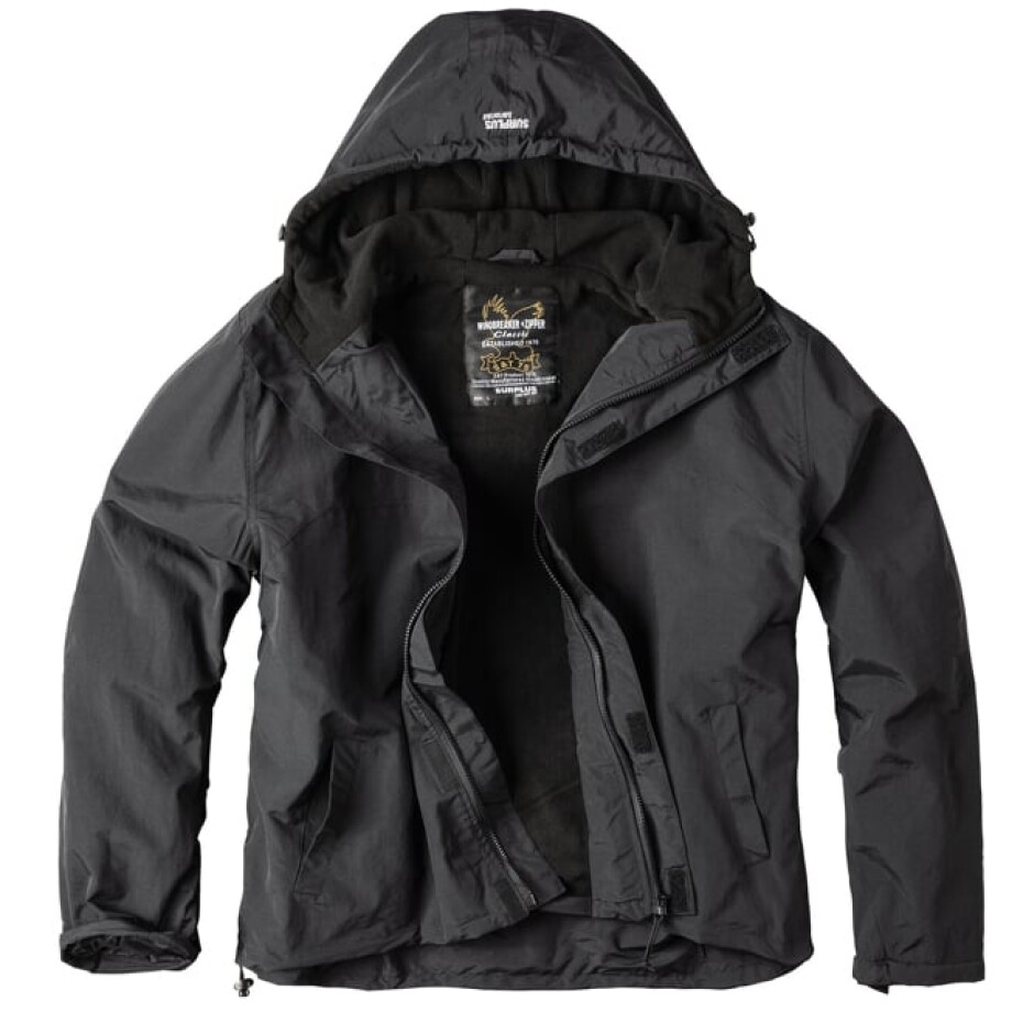 Surplus Bunda Windbreaker-Zipper černá S - main (0)