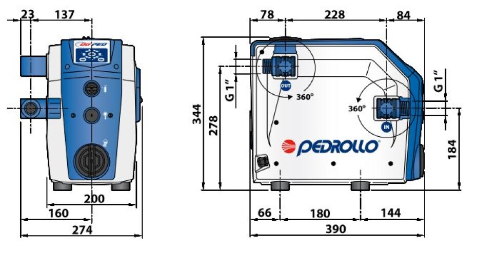 Automatická vodárna Pedrollo DG PED 3 - main (2)