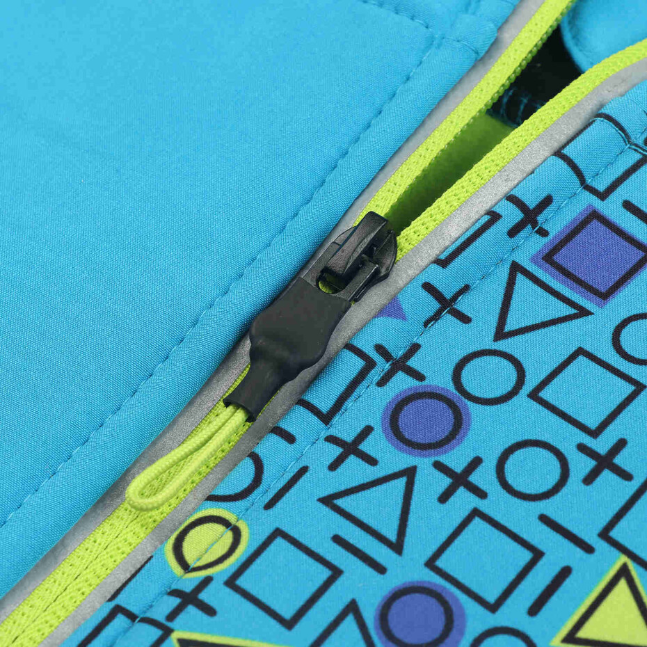 Chlapecká softshellová bunda, zateplená - KUGO QK2930, tyrkysová Barva: Tyrkysová, Velikost: 80 - main (8)