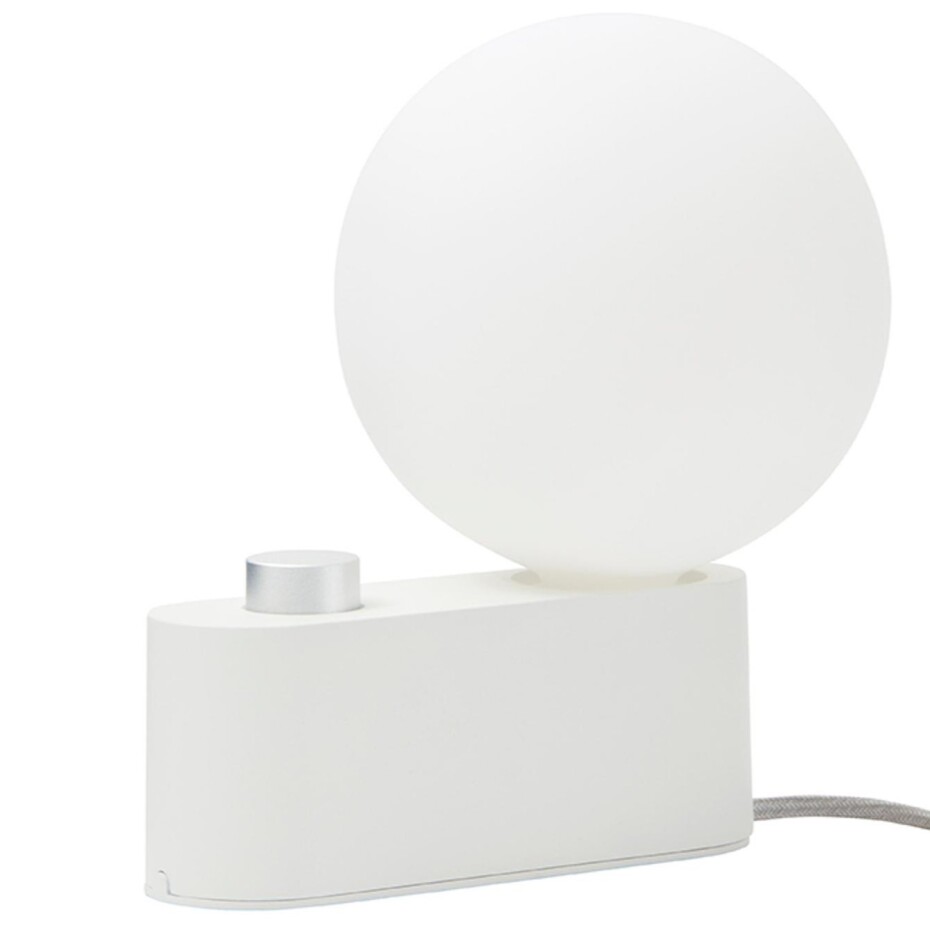 Noční stolní lampa ALUMINA 24 cm, křídová, hliník, Tala - main (0)