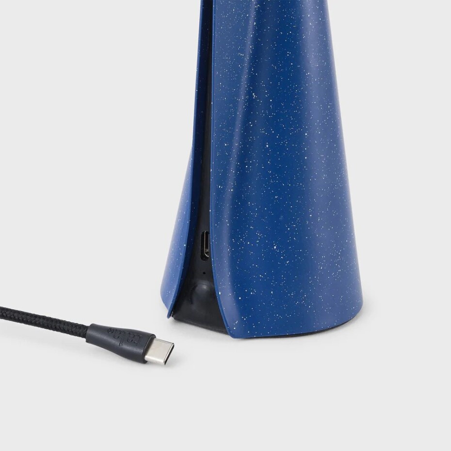 Přenosná stolní lampa MANTLE 19 cm, modrá, nerezová ocel, Tala - main (7)