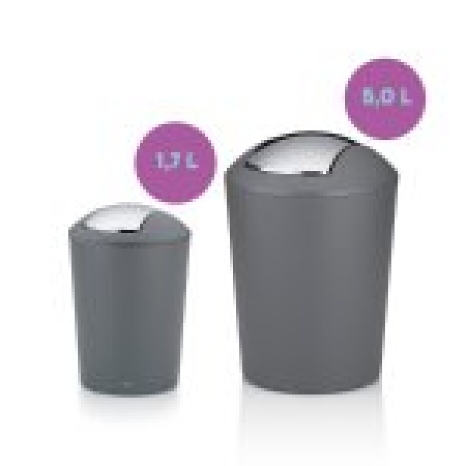 KELA Odpadkový koš MARTA 5L plast, bílý KL-22301 - main (4)