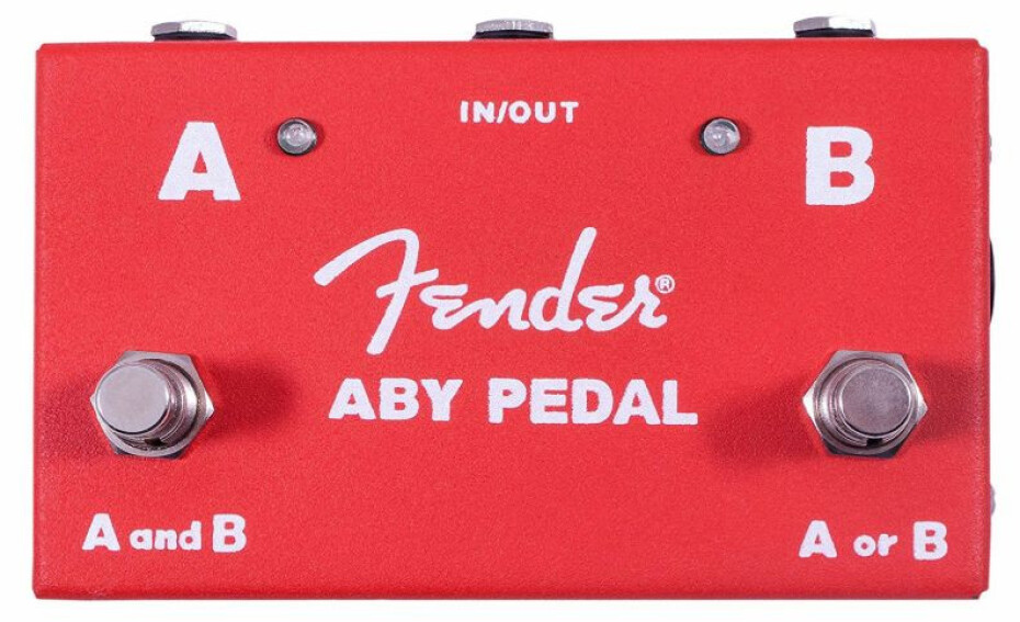 Fender ABY 2-Switch Pedal Red - main (0)