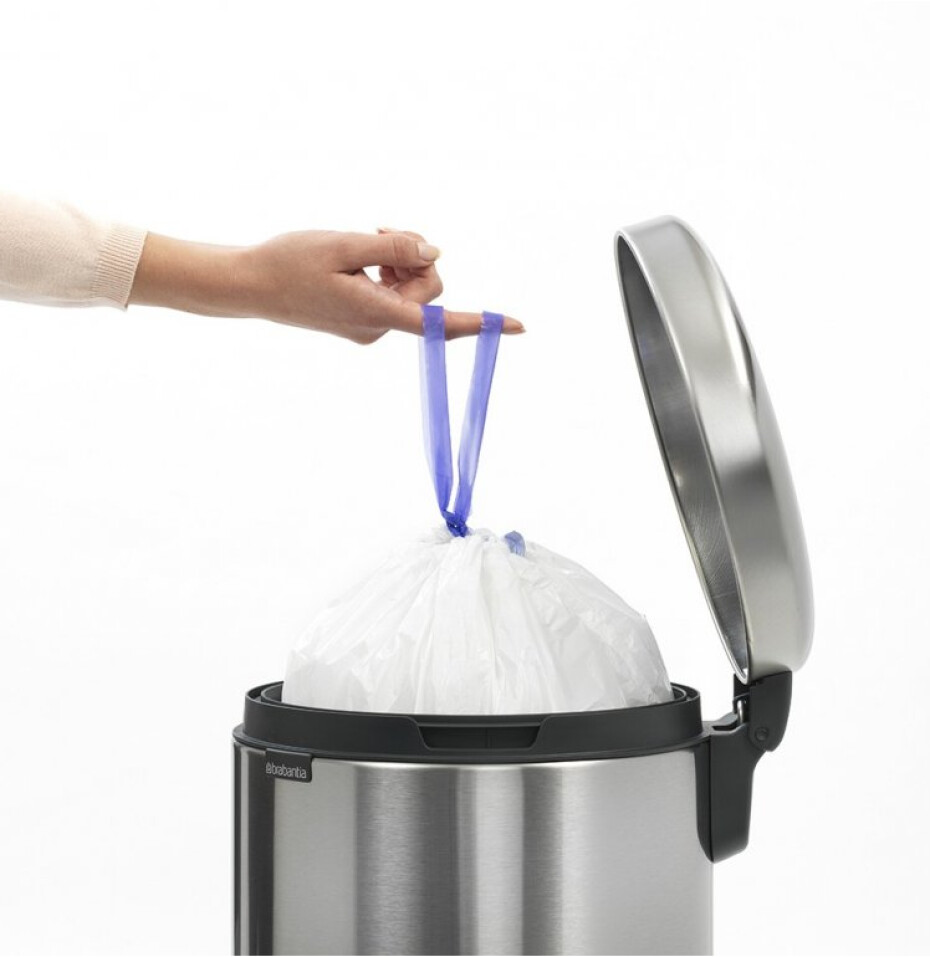 Pedálový odpadkový koš NEWICON 20 l, otiskuvzdorný, matná ocelová, ocel, Brabantia - main (7)