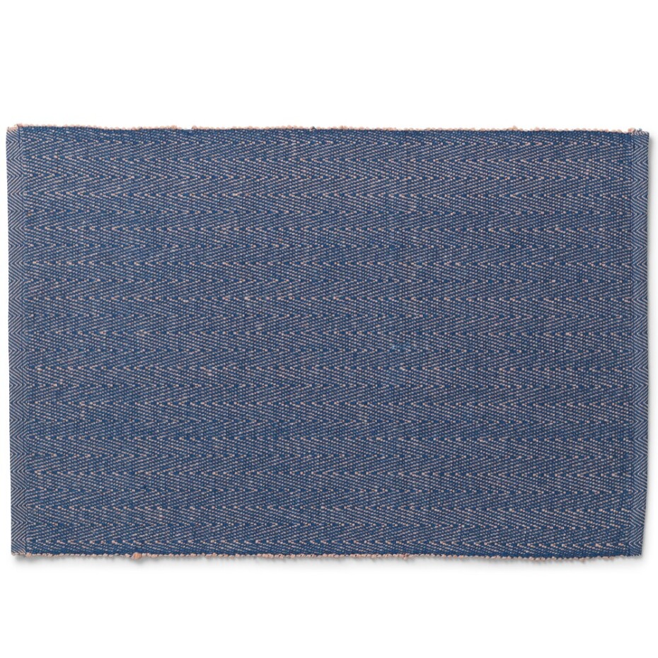 Prostírání HERRINGBONE 43 x 30 cm, modrá, Lyngby - main (0)