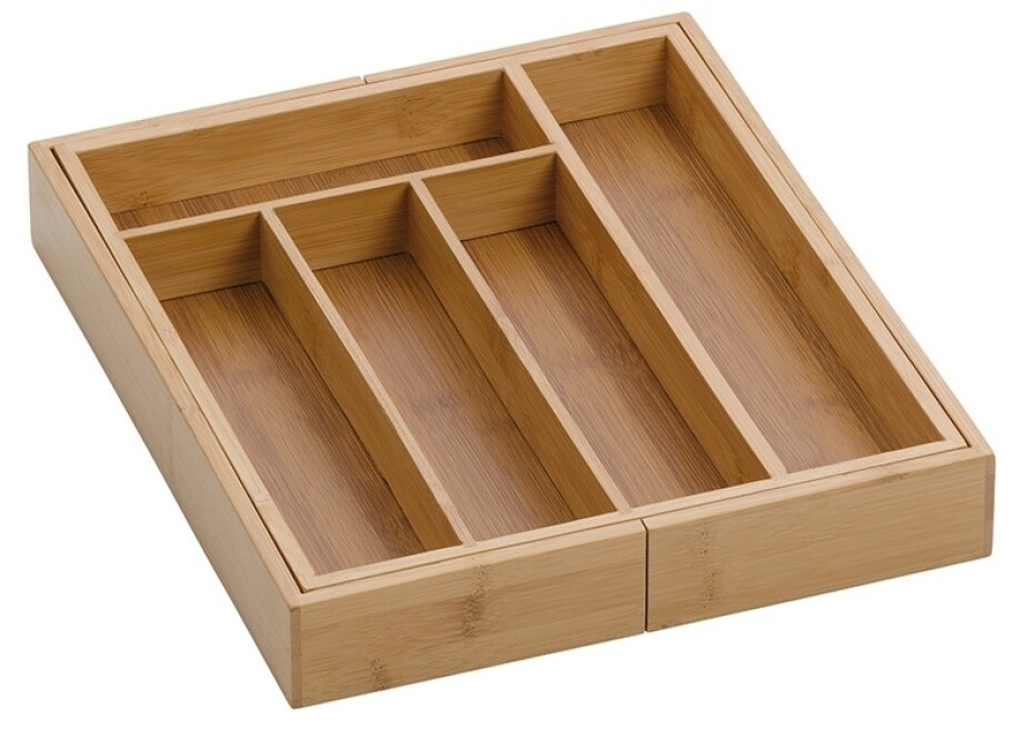 KELA Příborník rozkládací KALMA bambus 28,5-39x33x5cm KL-12012 - main (1)