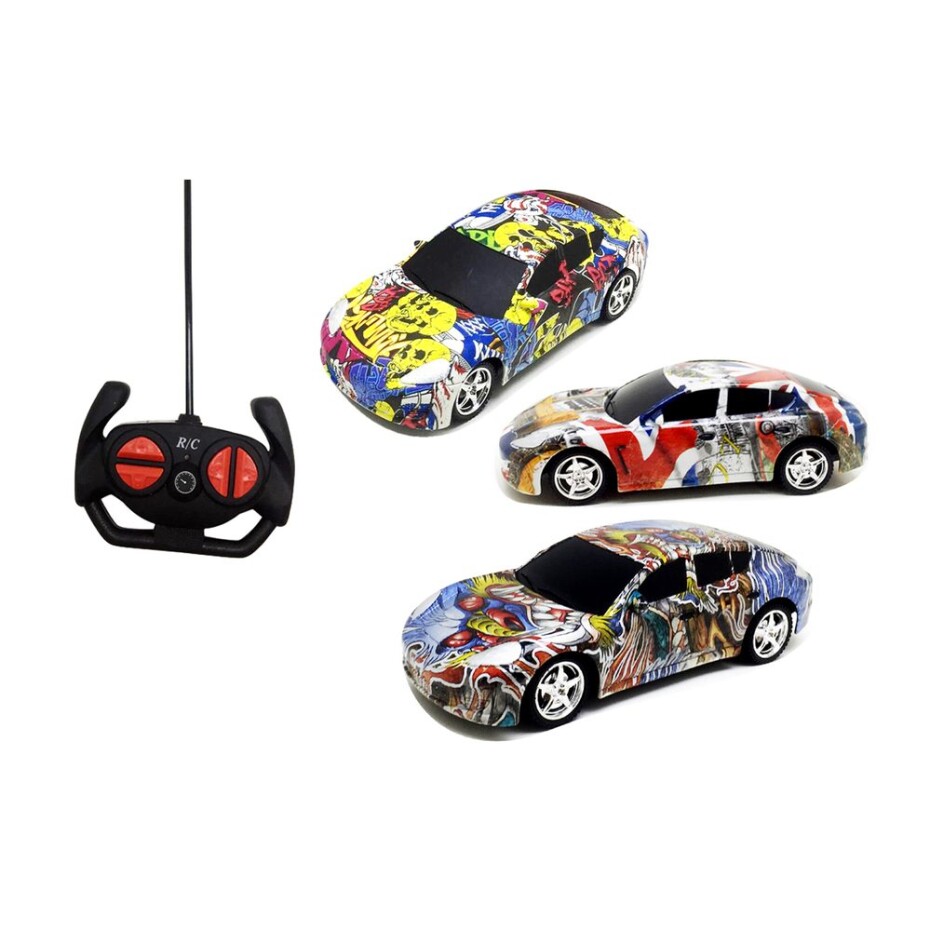 Auto s graffiti RC 18 cm, Wiky RC, W001597 - main (0)