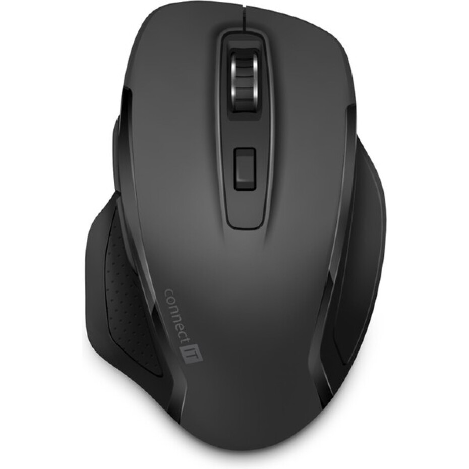 CONNECT IT Dual SmartSwitch bezdrátová myš, USB-A + C (+1x AA baterie zdarma) šedá - main (1)