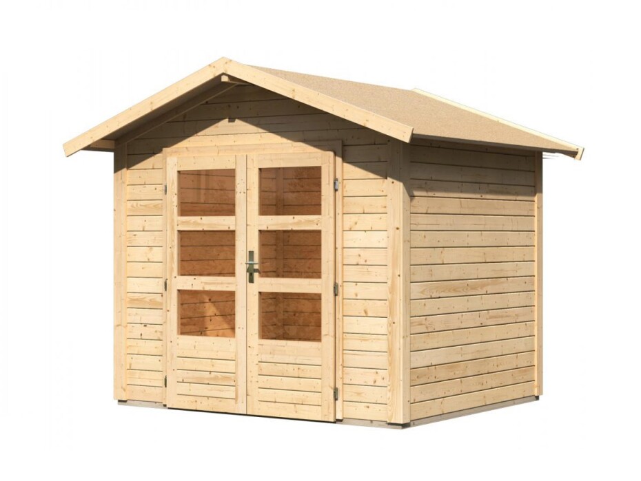 Dřevěný domek KARIBU TALKAU 3 (83335) natur LG1772 - main (0)
