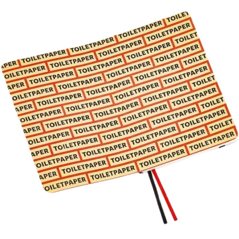 Zápisník TOILETPAPER GLOBE 21 x 14 cm, modrá, Seletti - main (2)