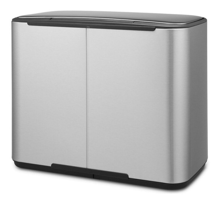 Pedálový odpadkový koš BO 3 x 11 l, matná ocelová, Brabantia - main (8)
