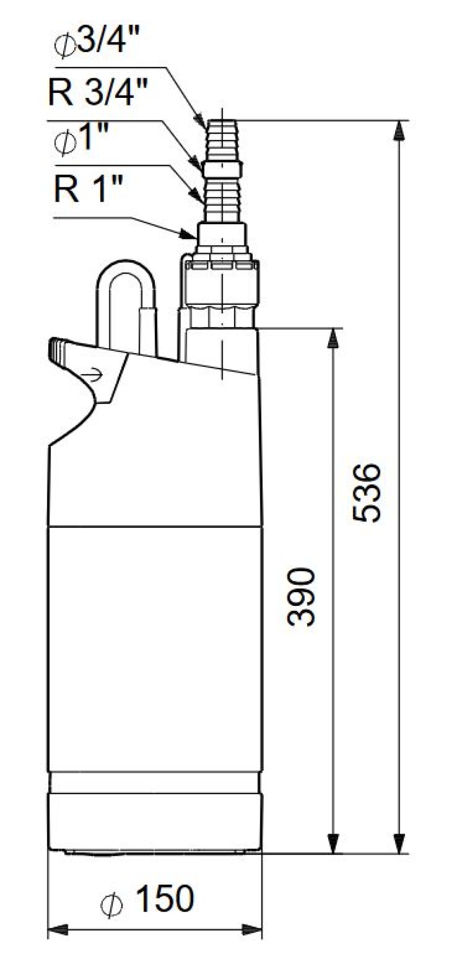 Grundfos SB 3-35A + kabel 15 m 92712333 - main (2)