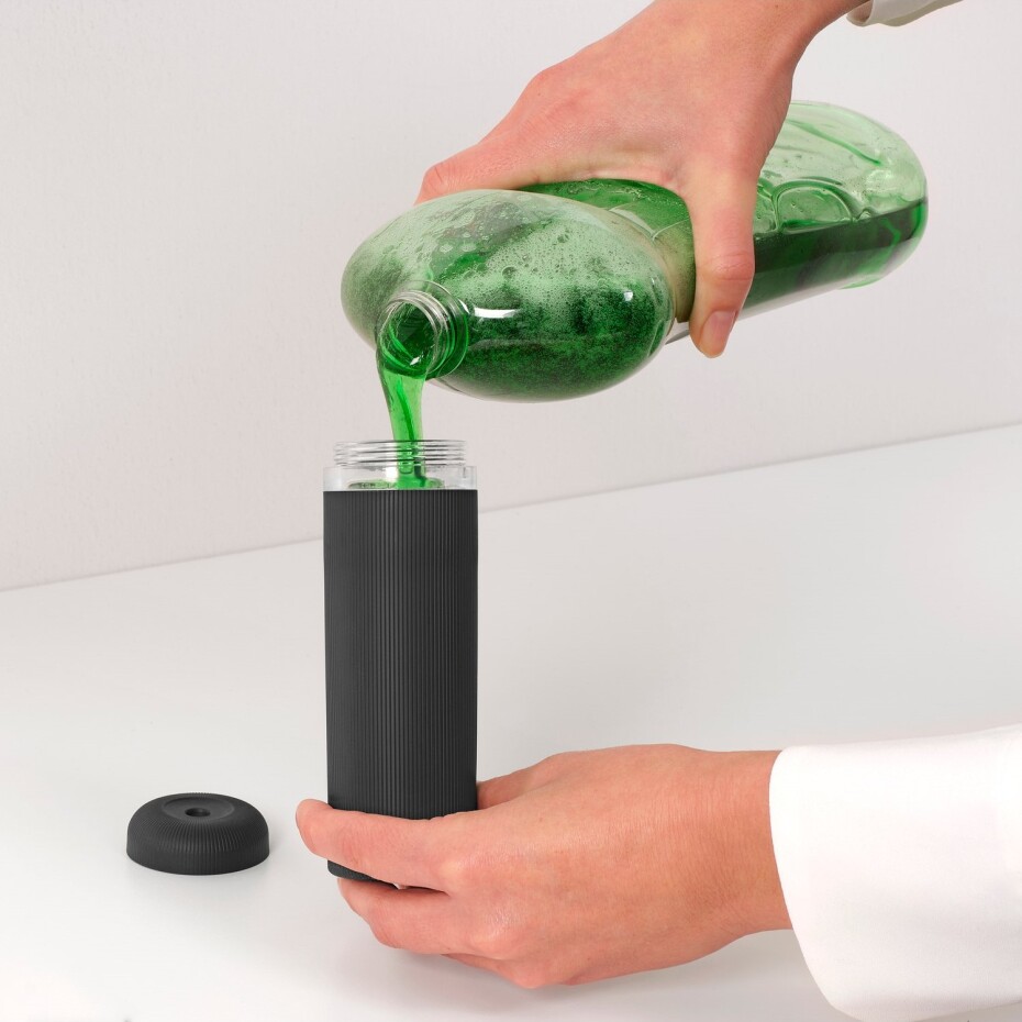 Dávkovač mýdla SINKSTYLE 200 ml, minerální šedá, silikon, Brabantia - main (3)