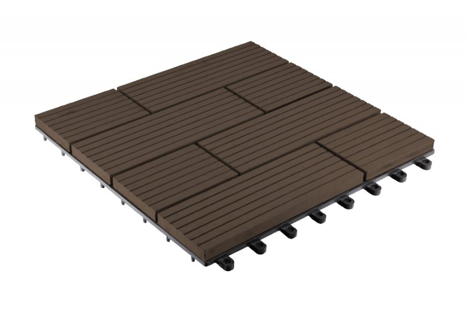 G21 WPC dlaždice G21 Samoa Indický teak 2,3 x 30 x 30 cm G21-6391001 - main (0)