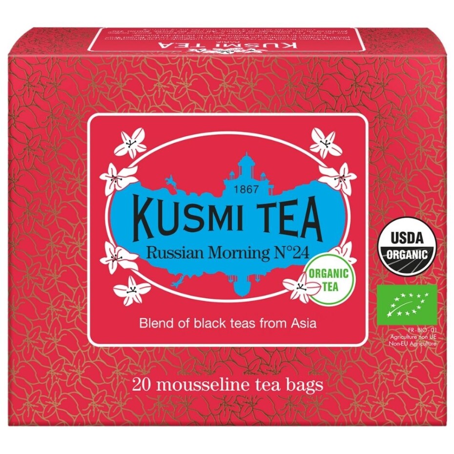 Černý čaj MORNING N°24, 20 mušelínových sáčků, Kusmi Tea - main (0)