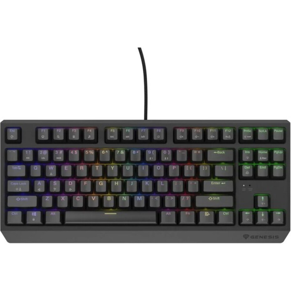 Genesis THOR 230 TKL RGB mechanická klávesnice černá Outemu Red - main (0)
