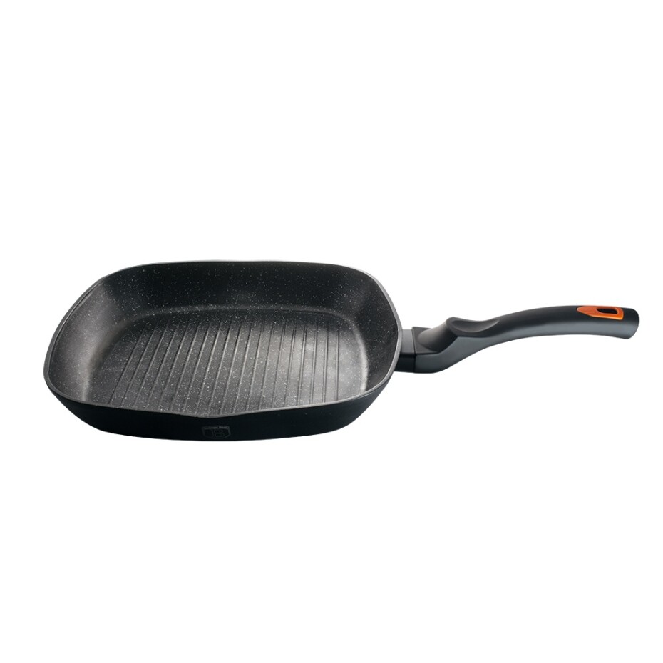 BERLINGERHAUS Pánev grilovací s mramorovým povrchem Granit Diamond Line
 28 cm BH-1794 - main (0)