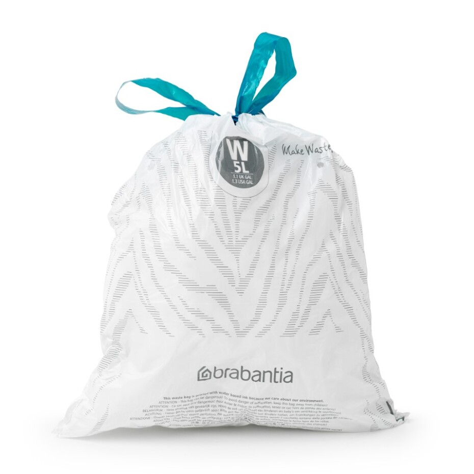 Sáčky do odpadkového koše W PERFECTFIT 5 l, sada 40 ks, Brabantia - main (3)