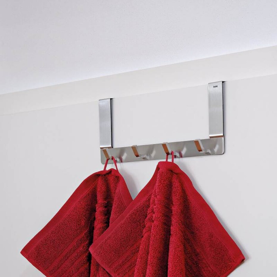 KELA Dveřní věšák 6 háčků Colgar nerez matná stříbrná 46,0x13,0x2,5cm KL-22229 - main (6)
