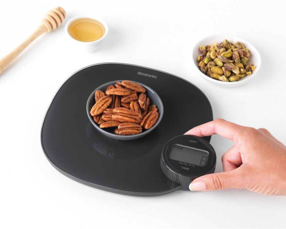 Digitální kuchyňská váha PLUS, šedá, Brabantia - main (2)