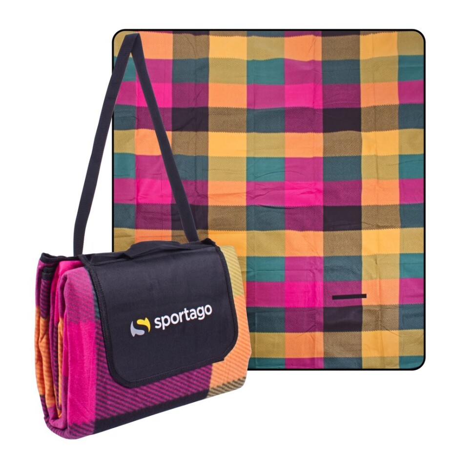 Sportago Rectangles pikniková deka 180x200 cm - main (0)