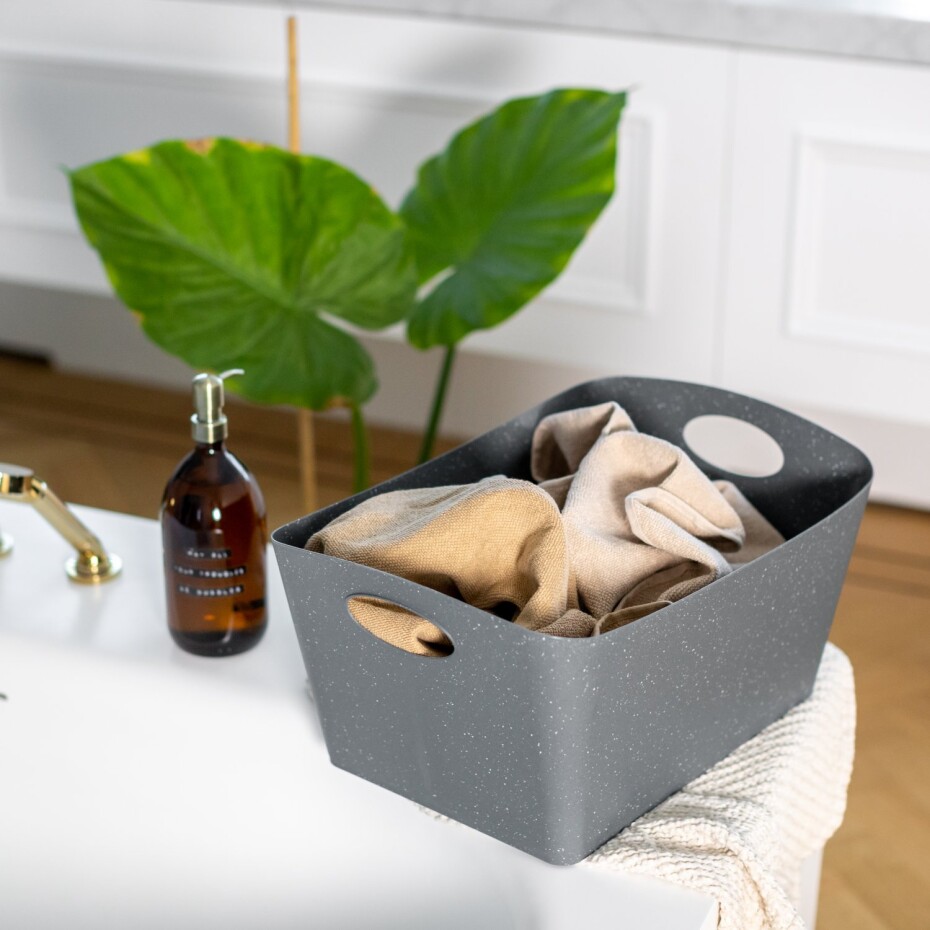 Úložný box BOXXX L 15 l, přírodní šedá, Koziol - main (2)