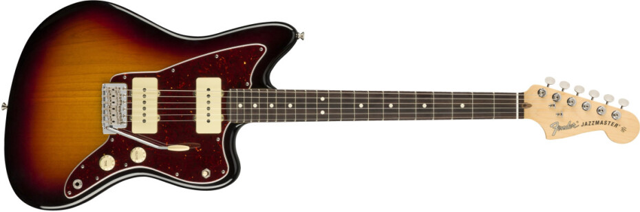 Fender American Performer Jazzmaster 3-Color Sunburst Rosewood C-Stock - main (0)