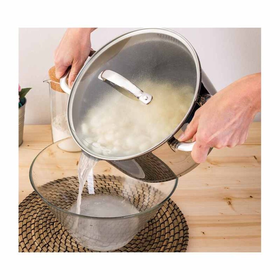 G21 Sada nádobí nerez s mramorovým povrchem G21 Gourmet Miracle s cedníkem 9 ks G21-60022154 - main (4)