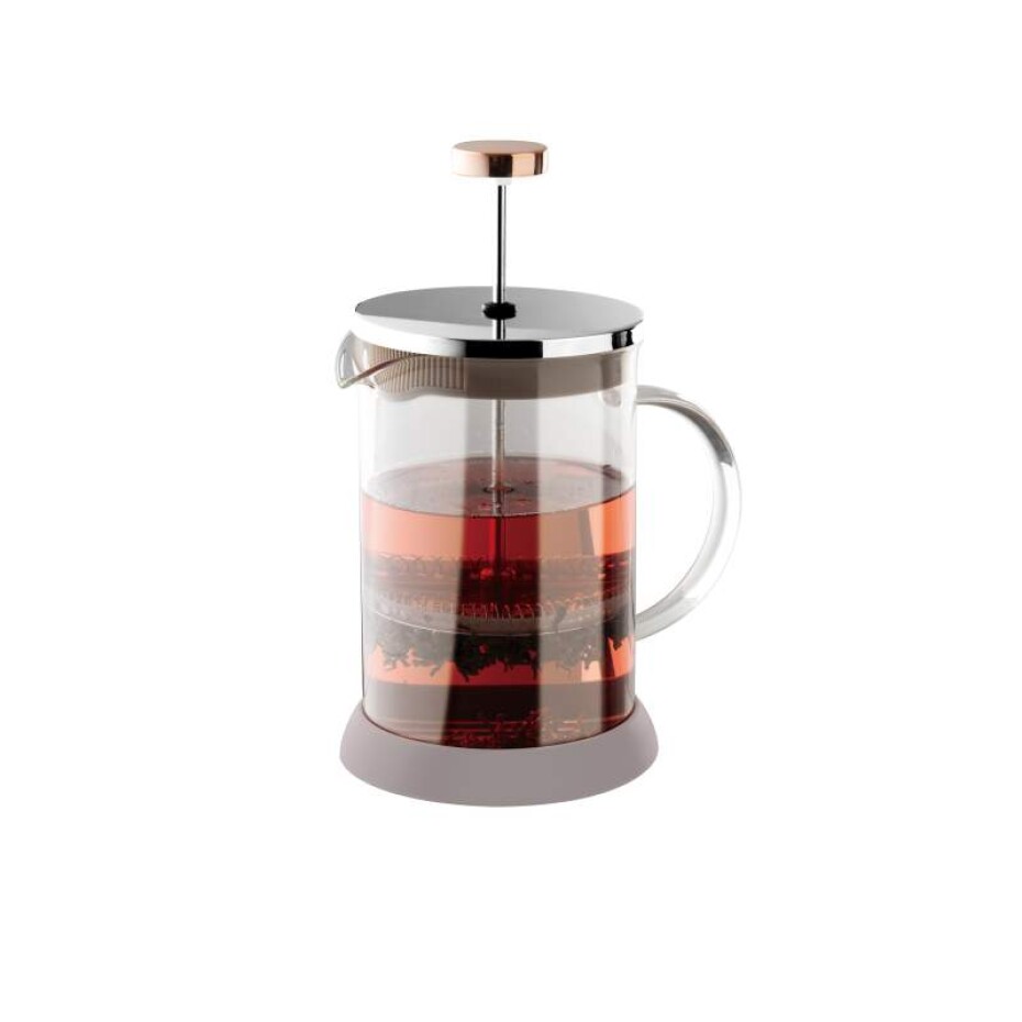 BERLINGERHAUS Konvice na čaj a kávu French press 600 ml Taupe Collection BH-8588 - main (2)