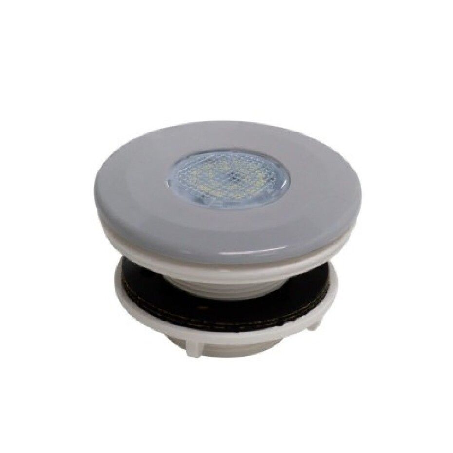 SeaMAID bazénové LED světlo s tryskou VágnerPool (Světle šedá RAL7004), 18 LED bílá, 6 W, pro fóliové bazény - main (0)