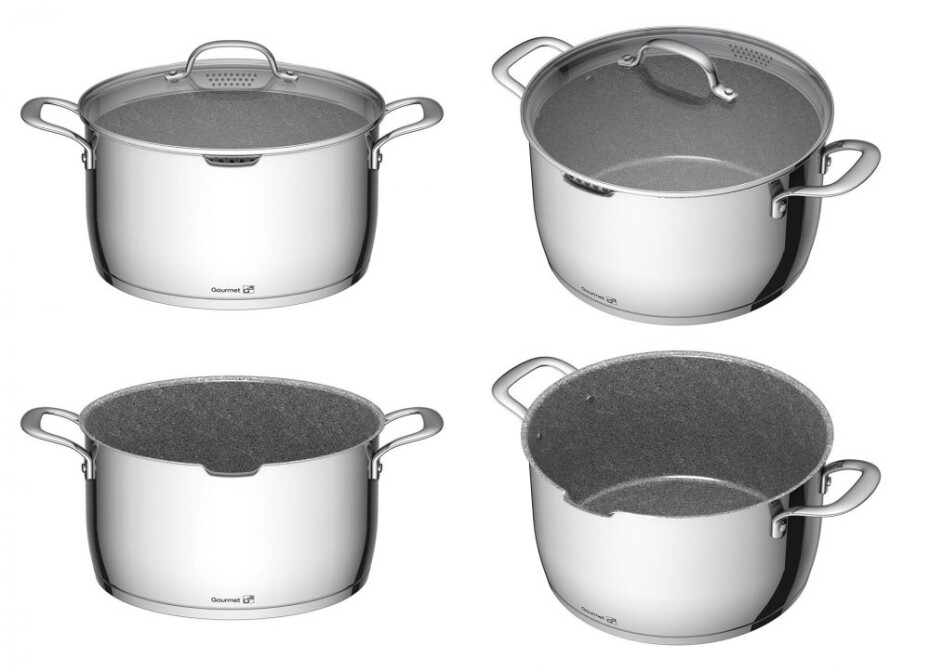 G21 Hrnec G21 Gourmet Miracle s cedníkem 28 cm s poklicí nerez/greblon G21-60022155 - main (3)