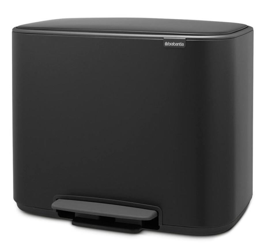 Pedálový odpadkový koš BO 11 + 23 l, matná černá, Brabantia - main (6)