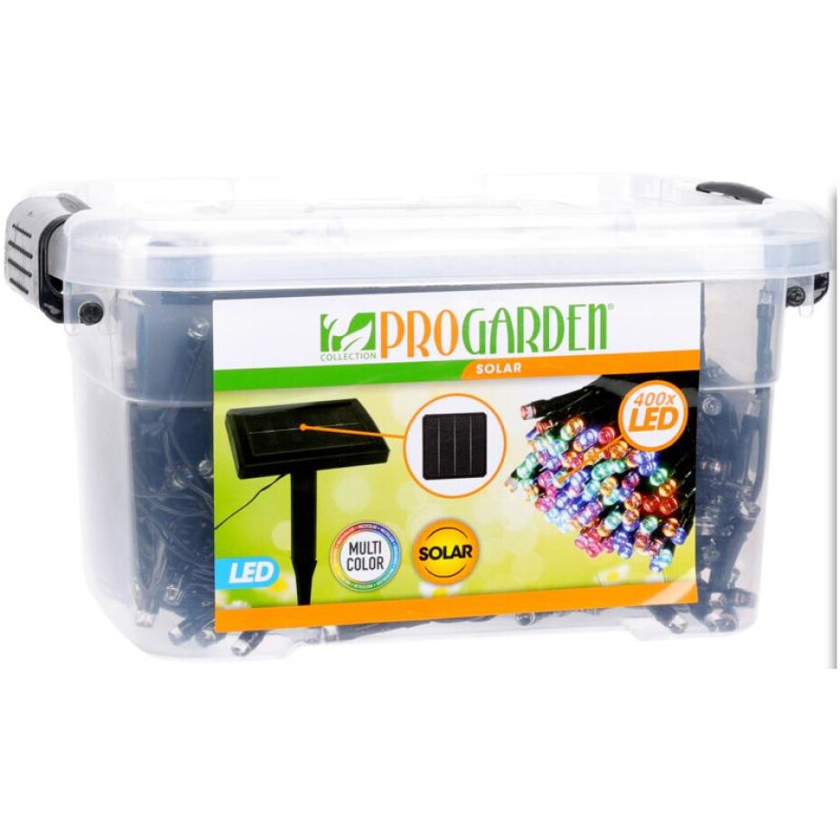 HOMESTYLING Světelný řetěz solární  multicolor 400 LED / 24 m KO-DX9520020 - main (3)