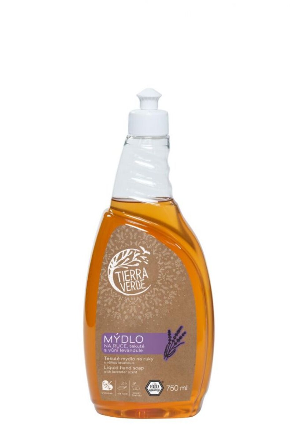 Tierra Verde Tekuté mýdlo na ruce s vůní levandule 750 ml - main (0)