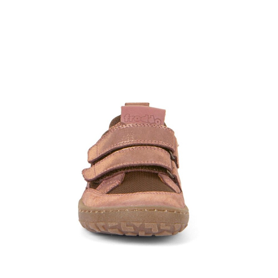 Dívčí barefoot tenisky BASE Pink/Gold Froddo G3130259-6 - růžová - 36 - main (2)