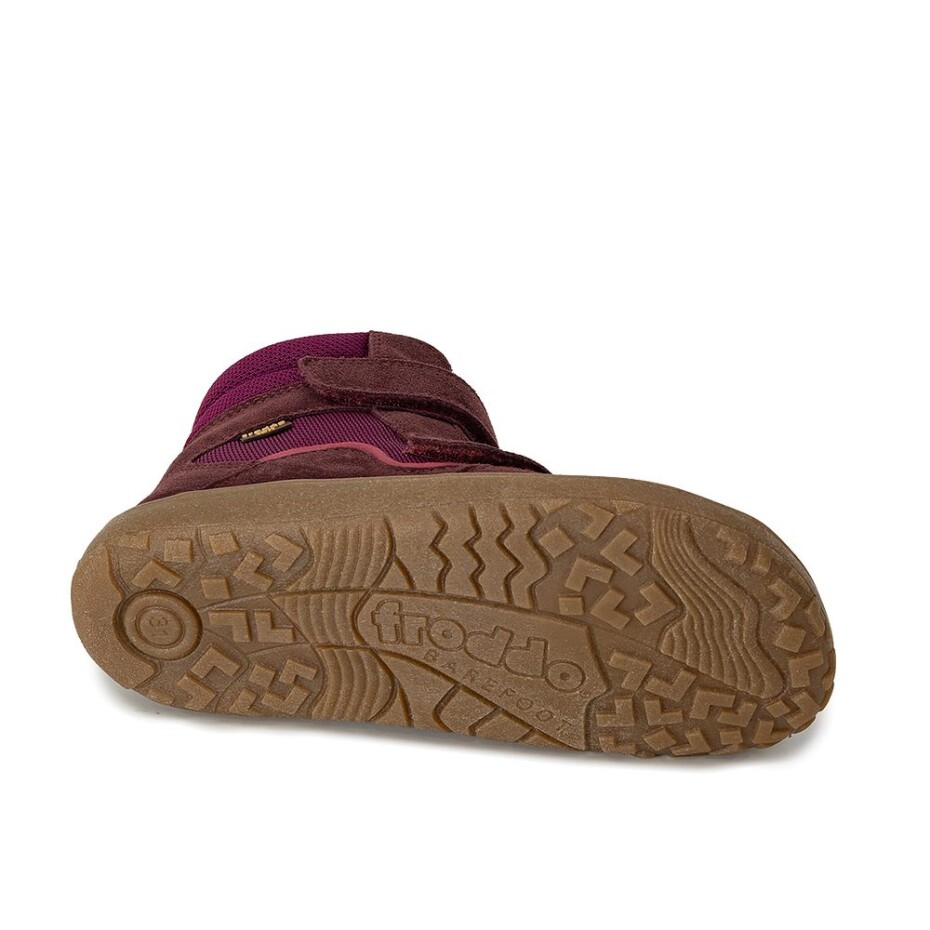 Dívčí zimní barefoot boty TEX WINTER Bordeaux, Froddo, G3160233-7, červená - 28 - main (6)